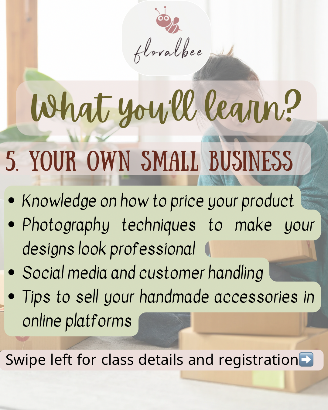 TAMIL- Pre-Recorded Online Floral Accessories Making Class