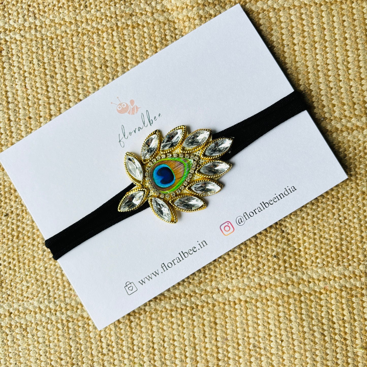 Janmashtami special bling baby headband