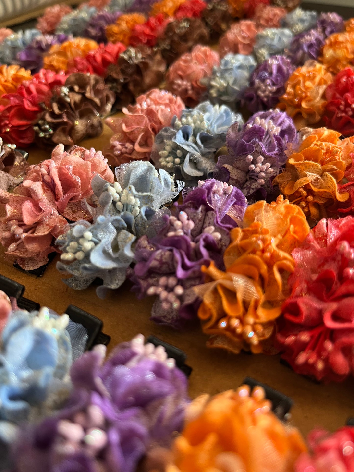 Floral clips combo of 6