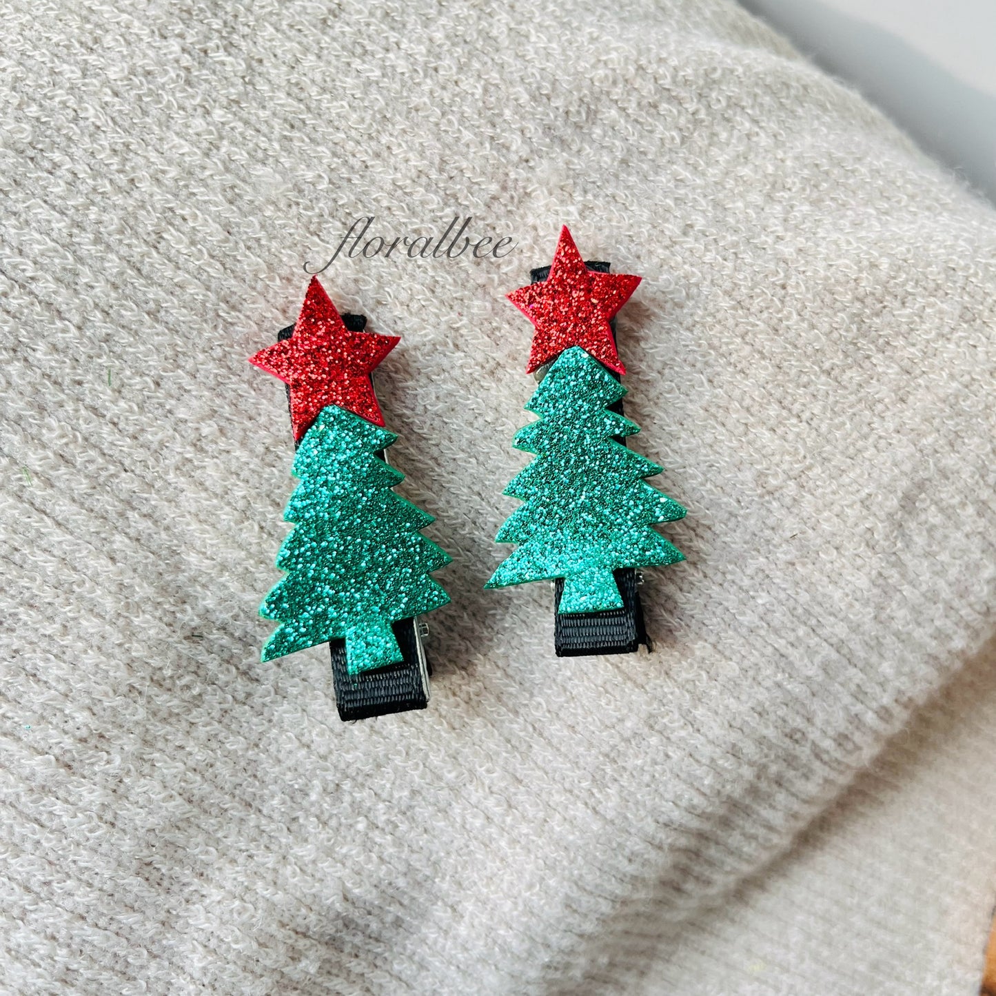 Christmas tree alligator clip - pack of 2