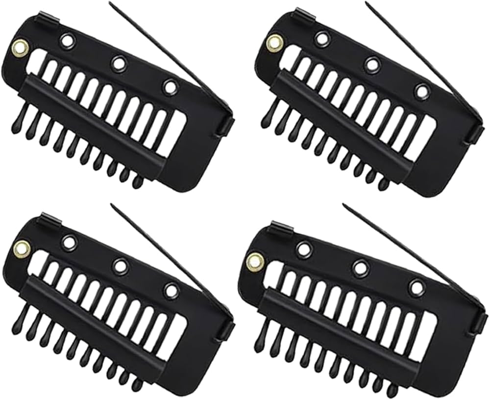 Add on- Dupatta clips- Black ( pack of 4)