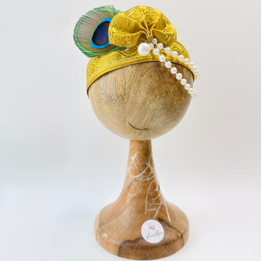 Peacock baby headband 11- Janmashtami special