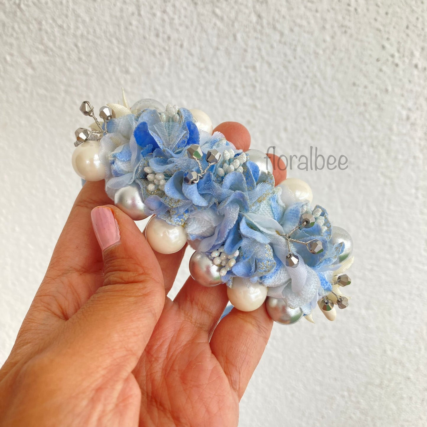 Frozen blue Elsa baby headband