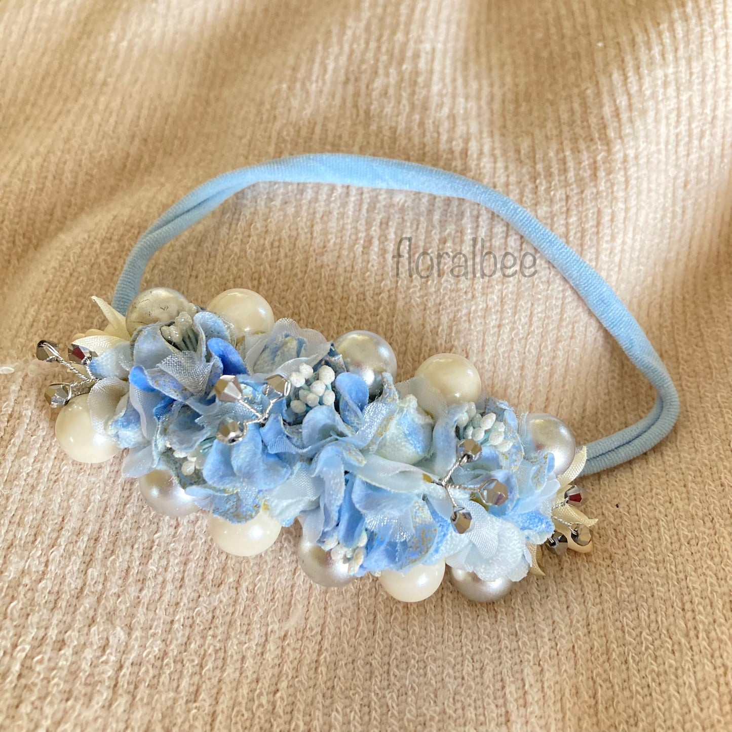 Frozen blue Elsa baby headband