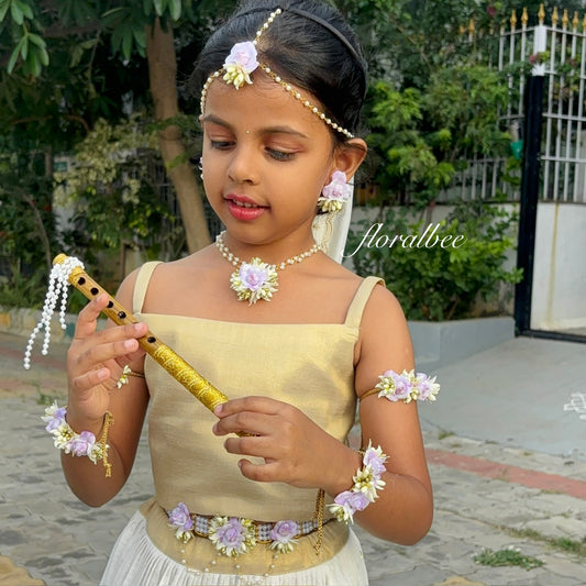 Purple : Radha Accessories set