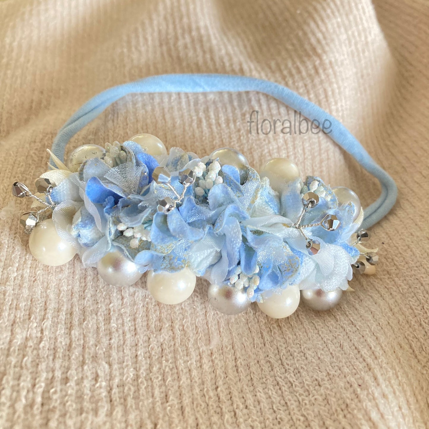 Frozen blue Elsa baby headband