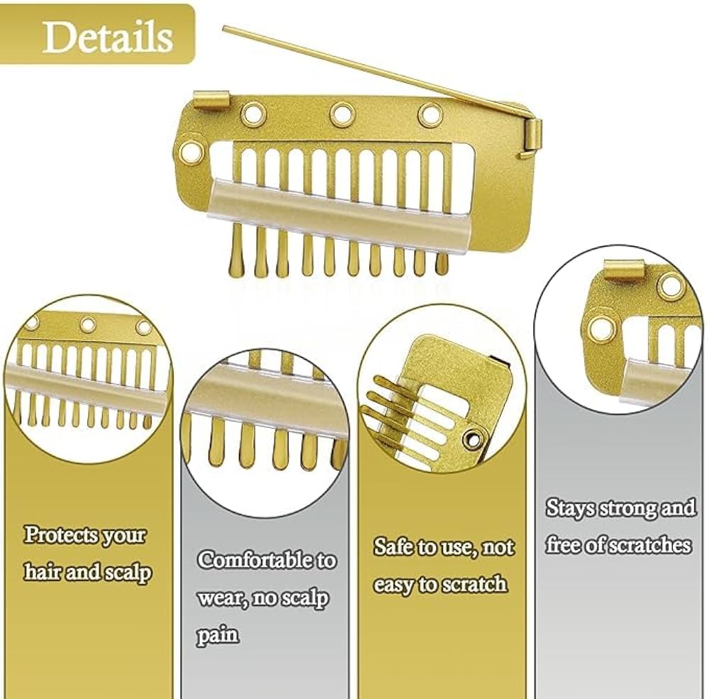 Add on- Dupatta clips- Golden ( pack of 4)