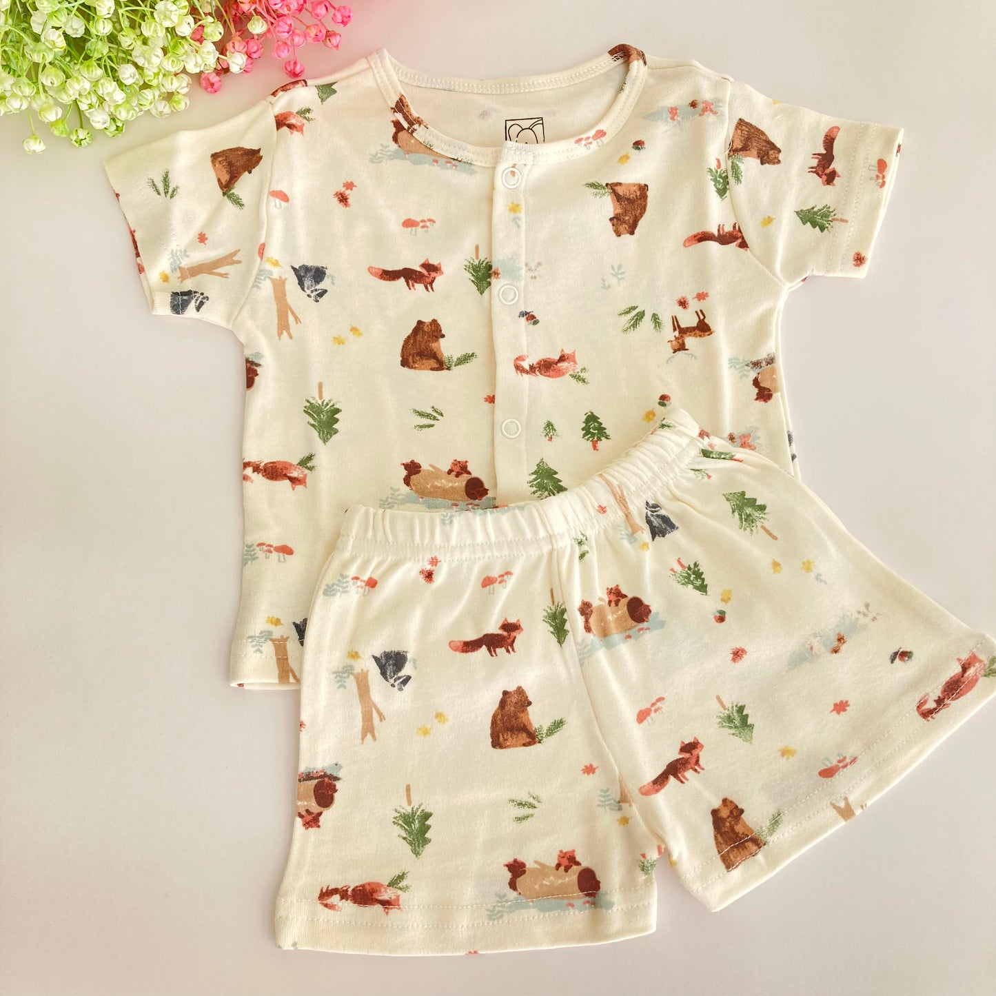 Mini baby set: Bear & fox