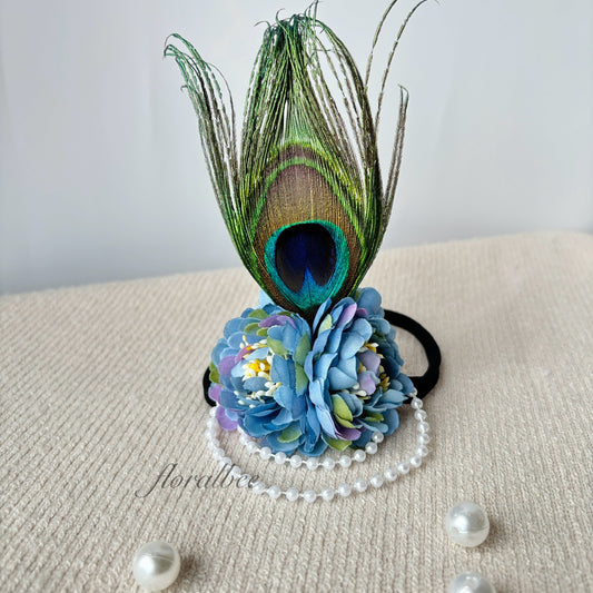 Peacock baby headband 3 - Janmashtami special