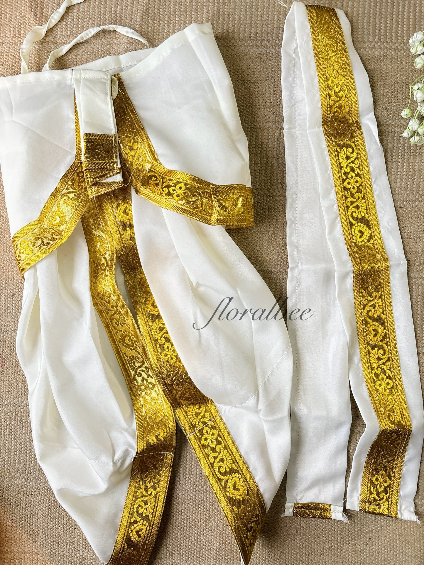 Little Krishna 3 piece Dhoti set - Janmashtami special