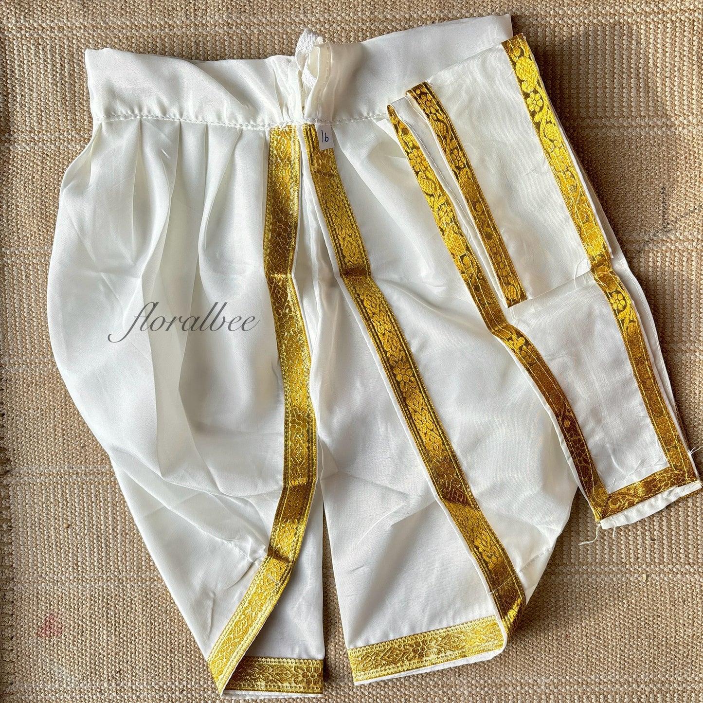 Baby Krishna 2 piece Dhoti set (newborn to 12 months) - Janmashtami special