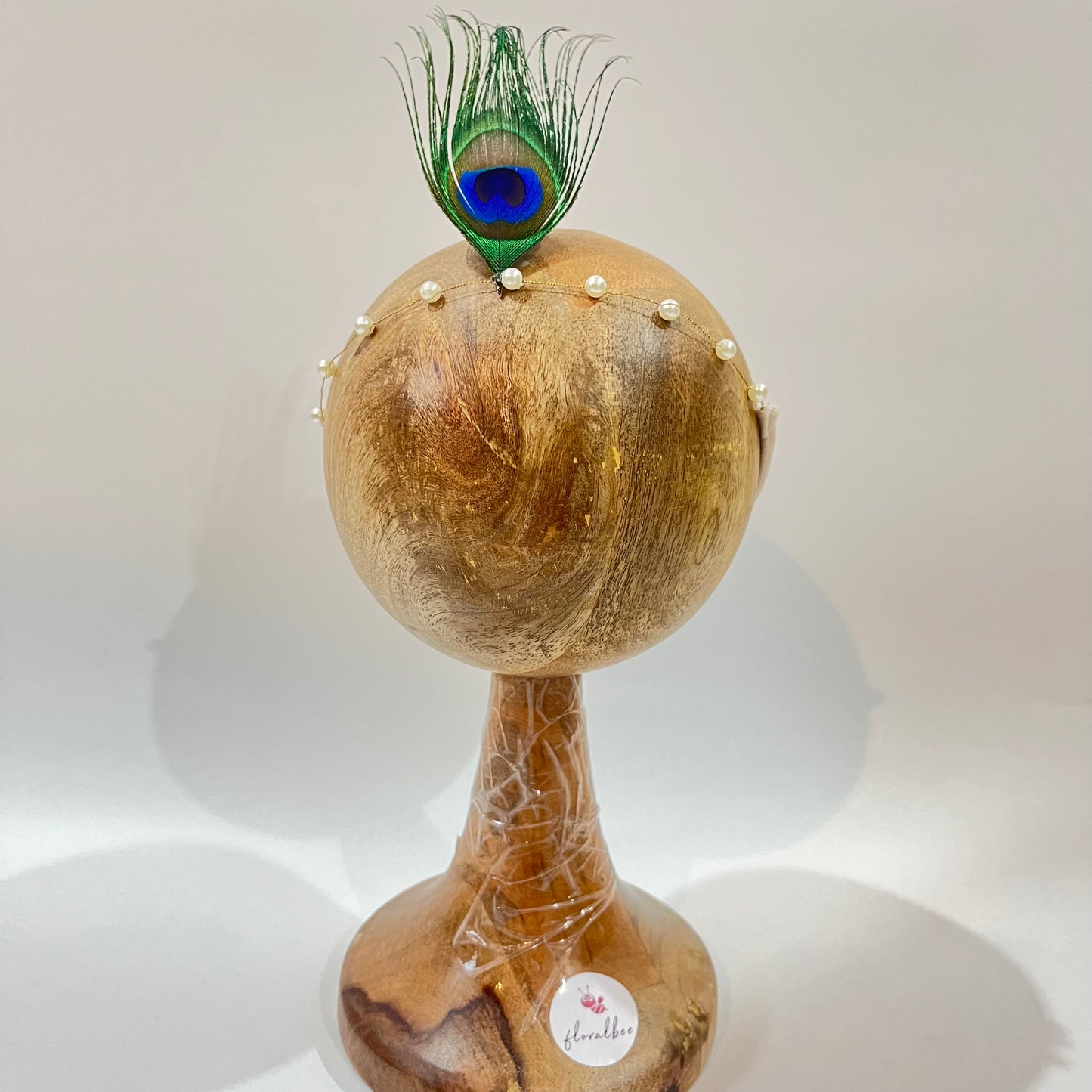 Peacock Newborn baby headband- Janmashtami special